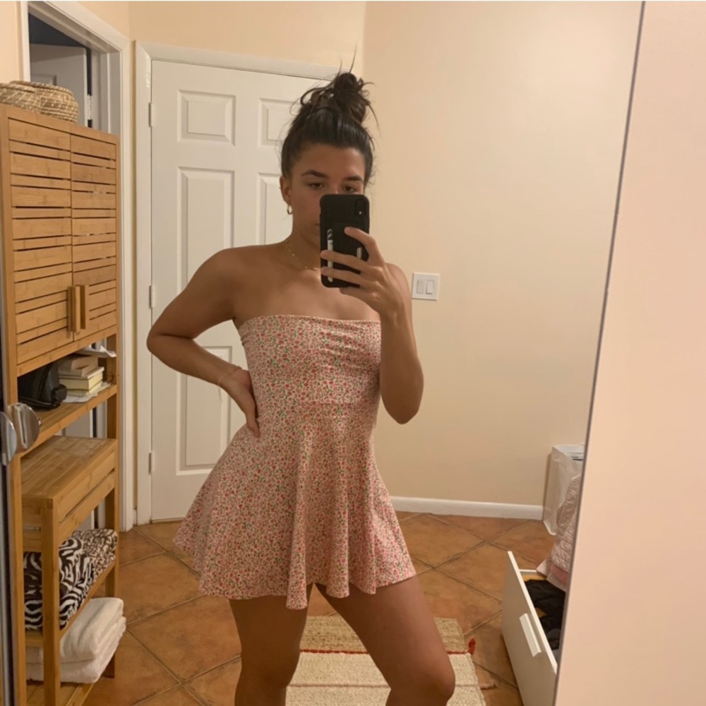 American Apparel Multi-way Floral Dress Skirt